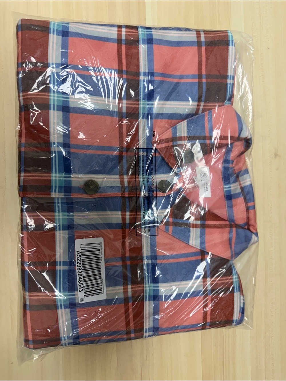 Candace Cameron Bure Ruffle Sleeve Shirt Jacket Blossom Plaid